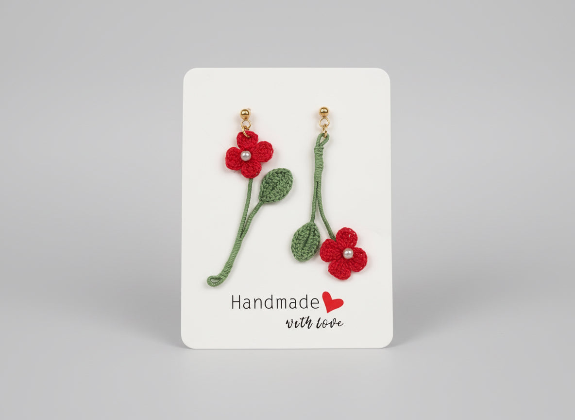 Flower earrings