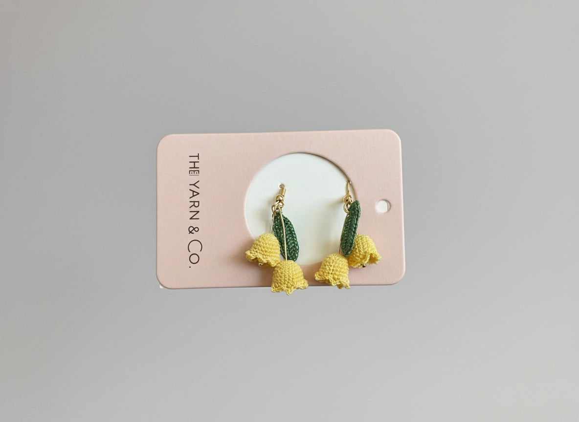 Yellow Roses earrings