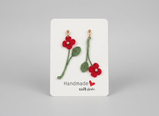 Flower earrings